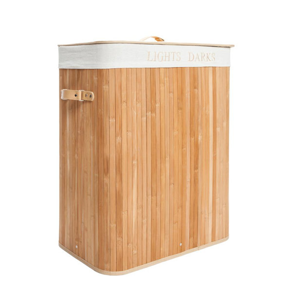 Laurel Foundry Modern Farmhouse Bamboo Laundry Hamper Basket & Reviews